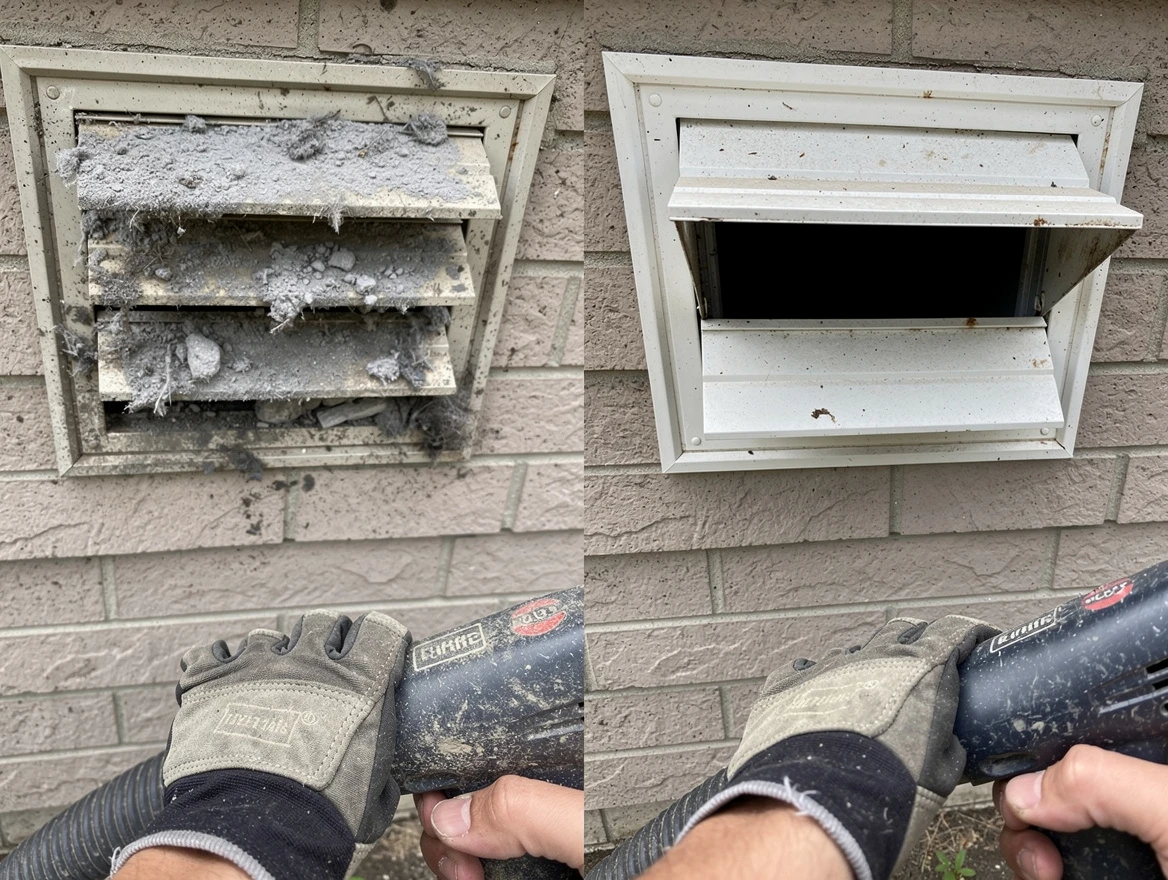 Professional dryer exhaust vent cleaning by McCalla Dryer Vent Cleaning in McCalla