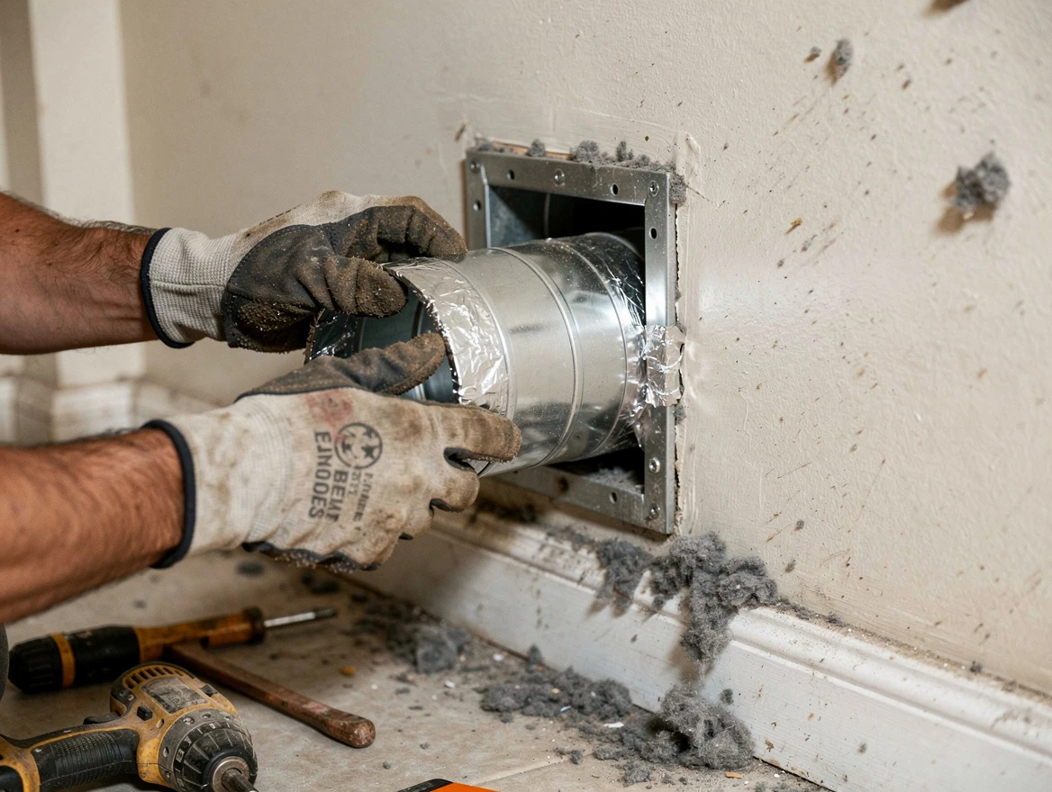 Professional dryer vent repair and installation by McCalla Dryer Vent Cleaning in McCalla